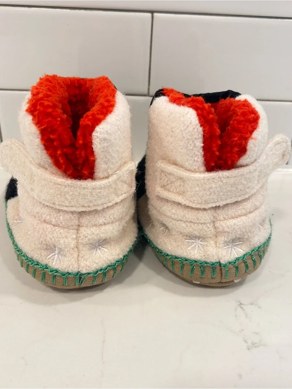 Hanna Andersson Toddler Penguin Slippers Woo Blend Size 9/10